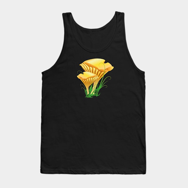 Mushroom vintage plante nature tree Tank Top by KMLdesign